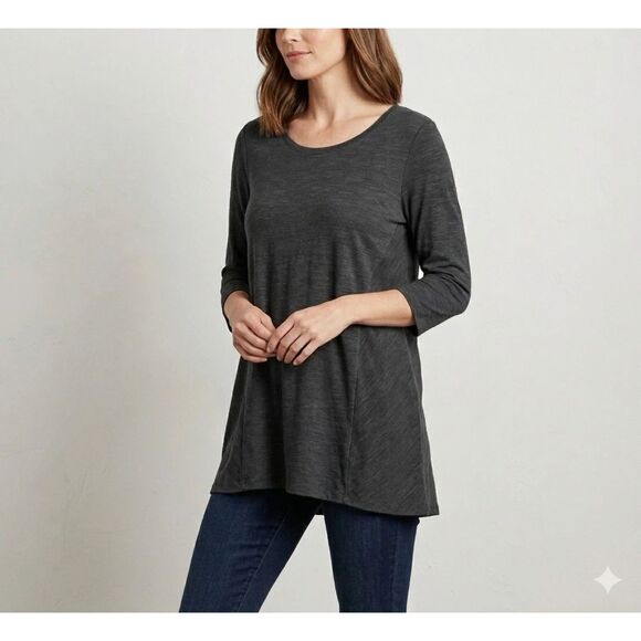 J. Jill Tops - J Jill Pure Jill Swing Tunic Top Womens Sz S stretch minimalist lagenlook casual